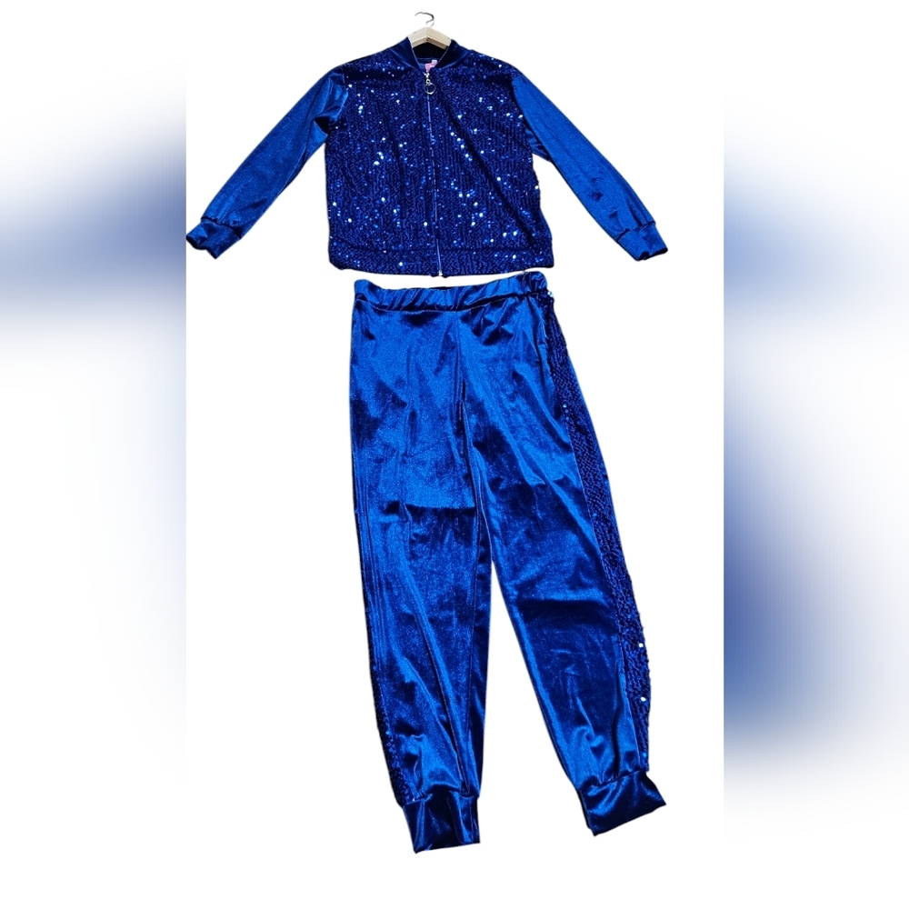 Women's Sequin Velvet-like Suit